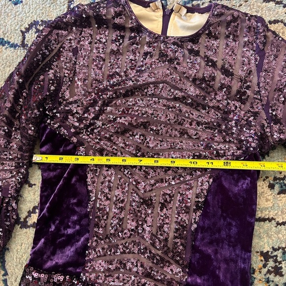 Tenth House Omega Dance Costume Style TH18109Size MA Adult Eggplant Jazz - Picture 7 of 12